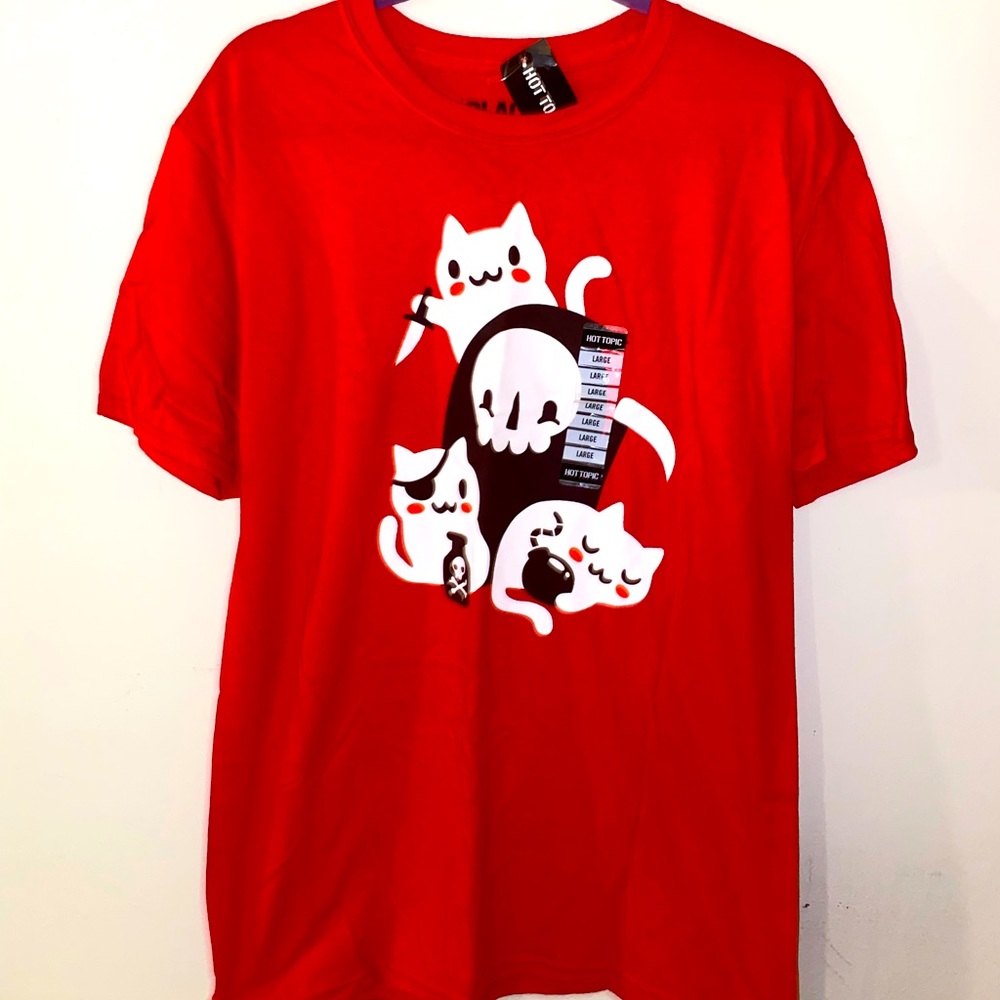 Grim reaper and kittens tee